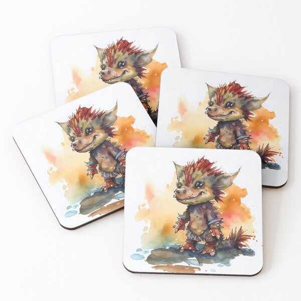 Item preview, Cute Watercolor Gnoll designed and sold by artsyindc.