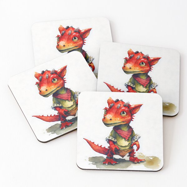Item preview, Cute Watercolor Kobold designed and sold by artsyindc.