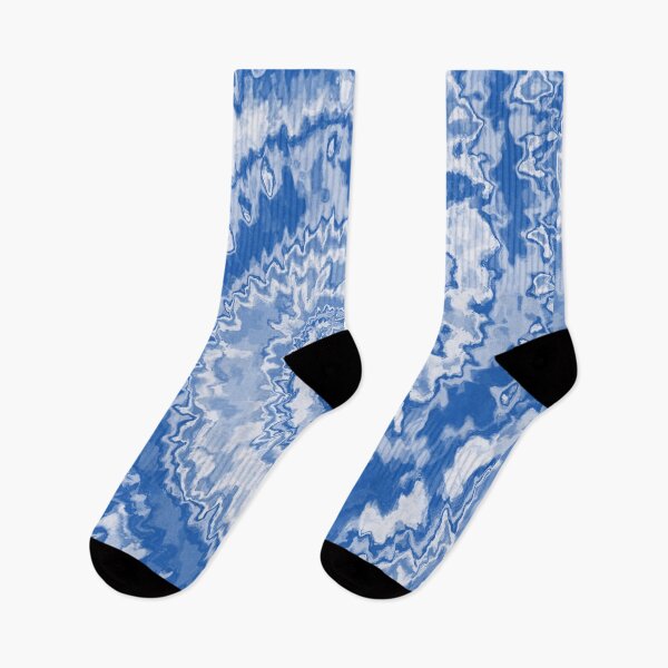 Item preview, Colorful Swirl in Blue, Grey & White Pattern 25 designed and sold by Manal-Patterns.