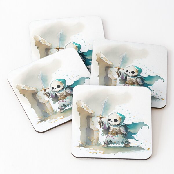 Item preview, Cute Watercolor Lich designed and sold by artsyindc.