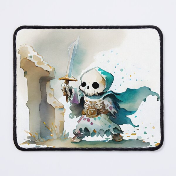 Item preview, Cute Watercolor Lich designed and sold by artsyindc.