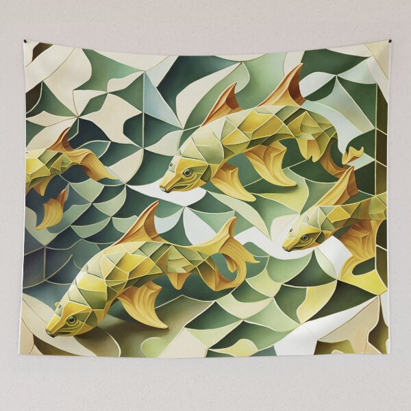 Item preview, Tessellating Carp Design designed and sold by DougalWear.