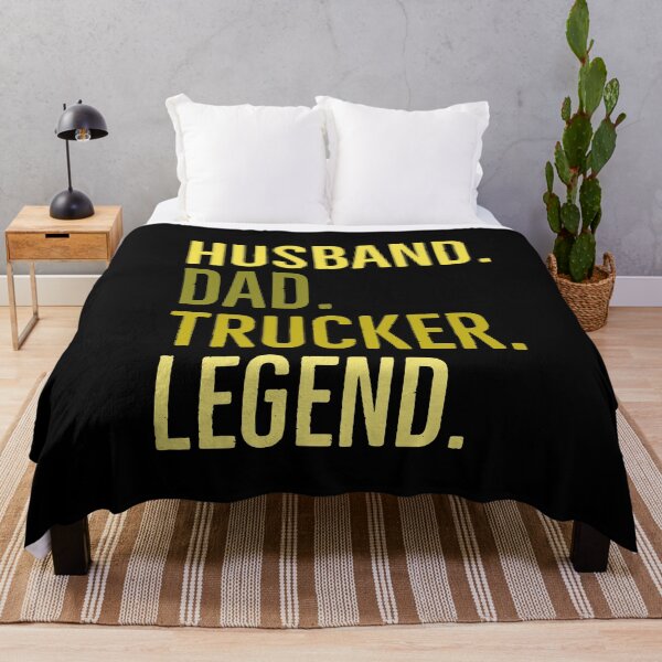 Item preview, Husband dad Trucker legend designed and sold by whatIsTheCase.