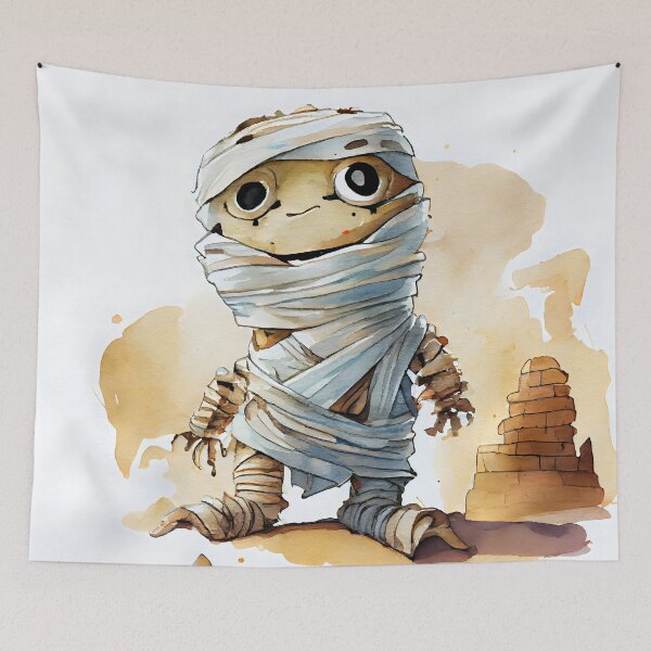 Item preview, Cute Watercolor Mummy Lord designed and sold by artsyindc.
