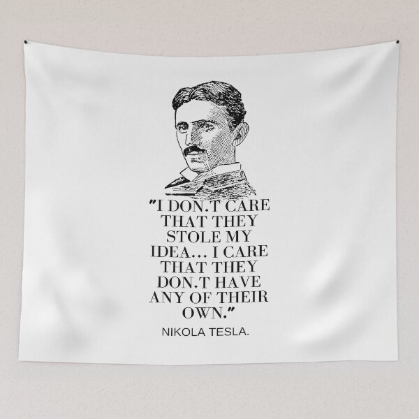 Item preview, Quote By Nikola Tesla designed and sold by bootleger.