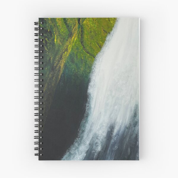Item preview, Iceland Waterfall Painting designed and sold by Laura O'Gorman.