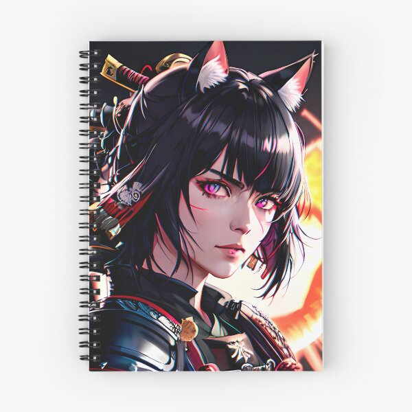 Item preview, Anime Cat Girl Samurai designed and sold by Tuvala.