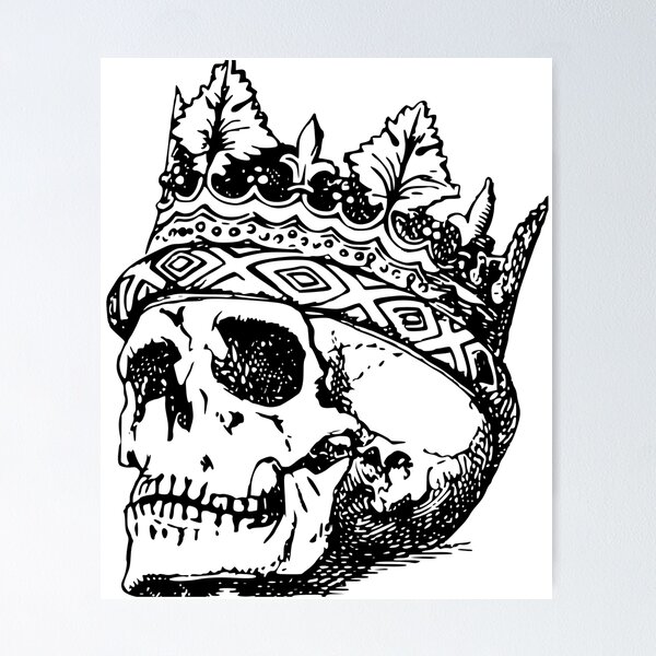 Item preview, Skull with crown designed and sold by Oleg2021.