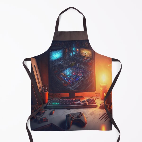 Item preview, gamer setup anime style designed and sold by BIBIHOX.