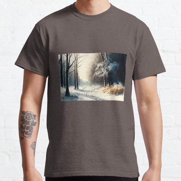 Winter Ways - A serene calm winter trail ! Classic T-Shirt