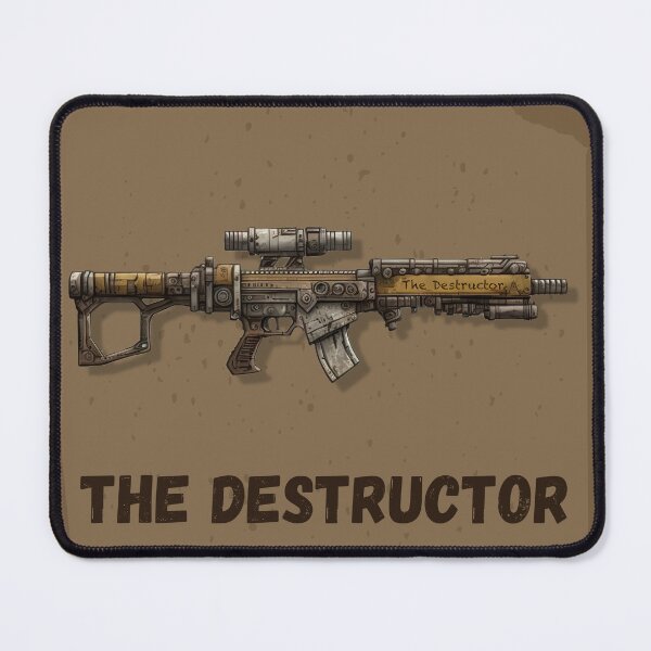 Item preview, Wasteland weapon poster, Fallout style artwork, Nuclear War world, post apocalypse, assault rifle designed and sold by ioloriya88.