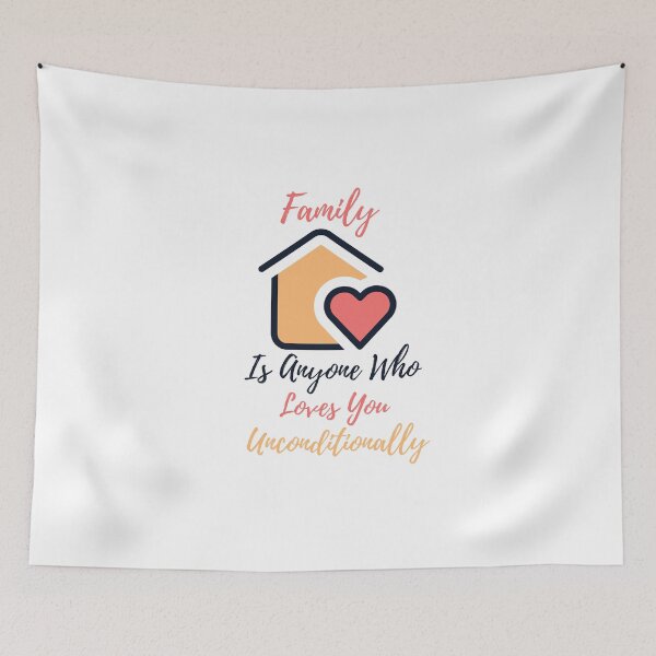 Item preview,  family is anyone who loves you unconditionally designed and sold by koki4you.
