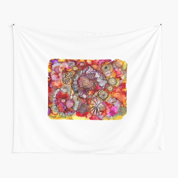 Floral Explosion Tapestry