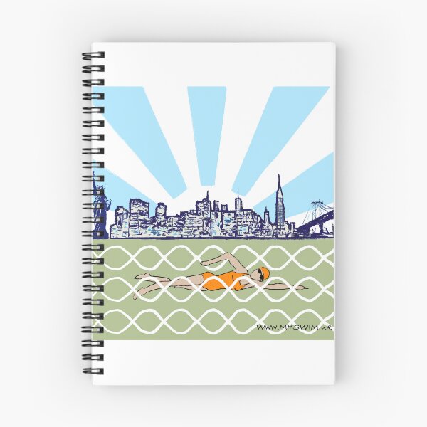 Item preview, MYSWIM Swimming around Manhattan, New York. A Triple Crown Swim (female swimmer) designed and sold by MYSWIM-.