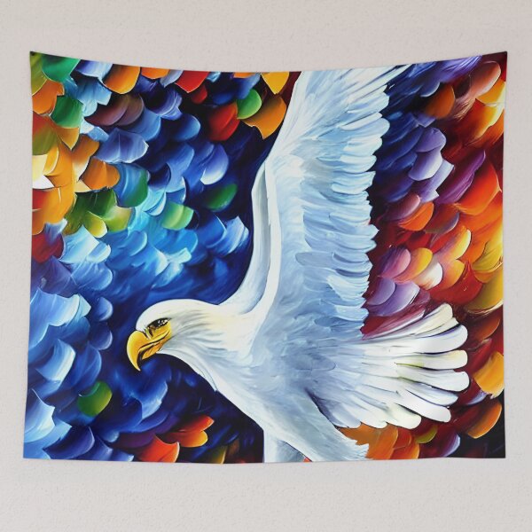 Item preview, Beautiful White Eagle in Flight Painting designed and sold by Trace1234.