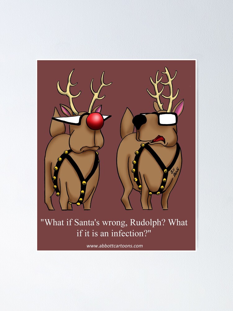 Funny Christmas Reindeer Holiday Humor Funny Christmas Reindeer Holiday Humor
