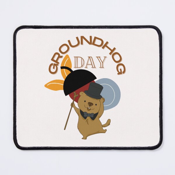 Item preview, Groundhog Day Graphic Design designed and sold by ZubiyaArt.