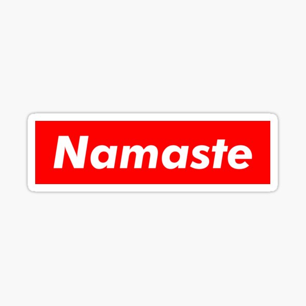 Namaste Sticker