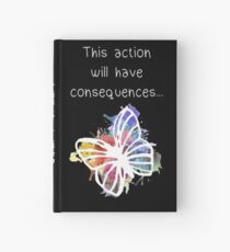 life is strange watercolour butterfly Hardcover Journal