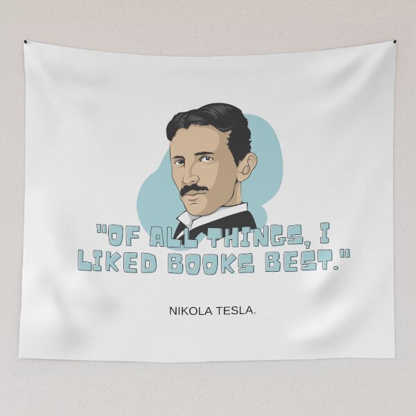 Item preview, Quote By Nikola Tesla, books designed and sold by bootleger.