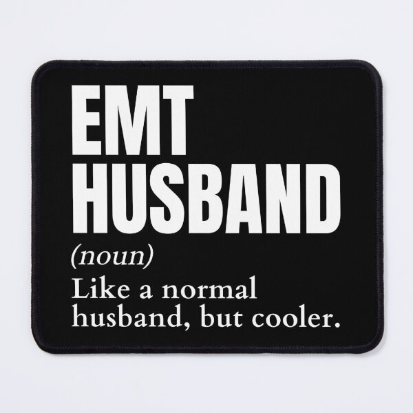 Item preview, Funny EMT Husband Definition designed and sold by EndlessFreedom.