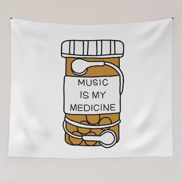 Item preview, Music Is My Medecine  designed and sold by Puffoo.