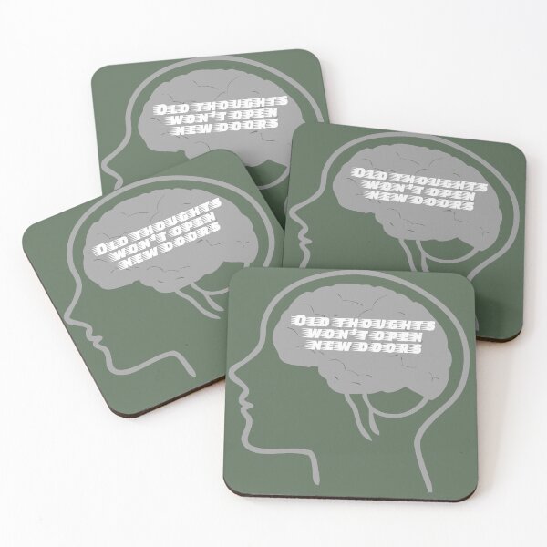 Item preview, Old thoughts won't open new doors designed and sold by Discoverartsy.