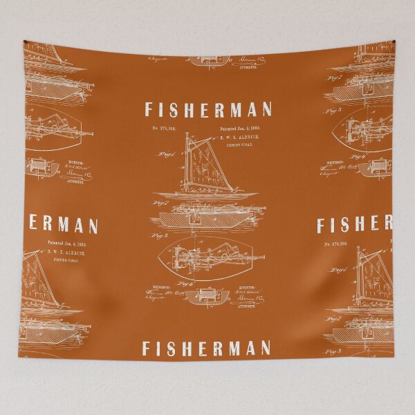 Item preview, 1883 vintage Fishing float Patent art drawing-fishing lover-fisherman gift designed and sold by ismdesigner.