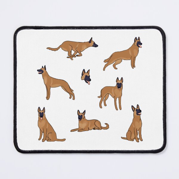 Item preview, Belgian malinois cute illustration pack  designed and sold by Yarafantasyart.