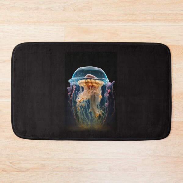 Item preview, Jellyfish Enigma: An enigmatic display of oceanic art designed and sold by AstralArtisan.
