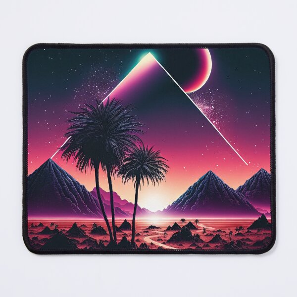 Item preview, Beneath the Neon Stars: A Synthwave Odyssey designed and sold by Mullet Monkey.