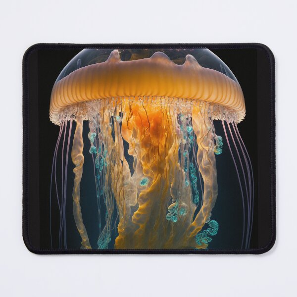 Item preview, Jellyfish Illusion: A mesmerizing display of oceanic art designed and sold by AstralArtisan.