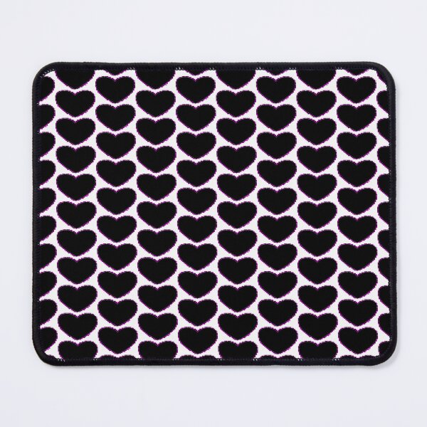 Item preview, Black heart with Fuchsia lace margins by Iritof designed and sold by iritof.