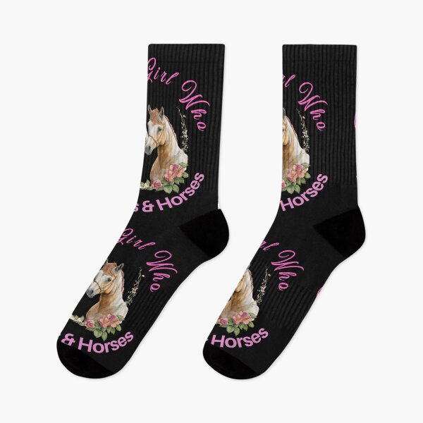 Item preview, Just A Girl Who Loves Jesus And Horses -Pink Circle Horse And Jesus Quote designed and sold by elisarasada.
