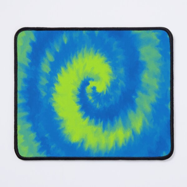 Item preview, Colorful Swirl in Blue & Phosphoric Green Pattern 26 designed and sold by Manal-Patterns.