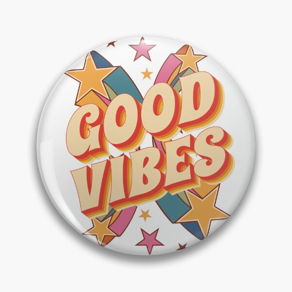 Item preview, Good Vibes Stars and Retro designed and sold by Trinket-Trickster.