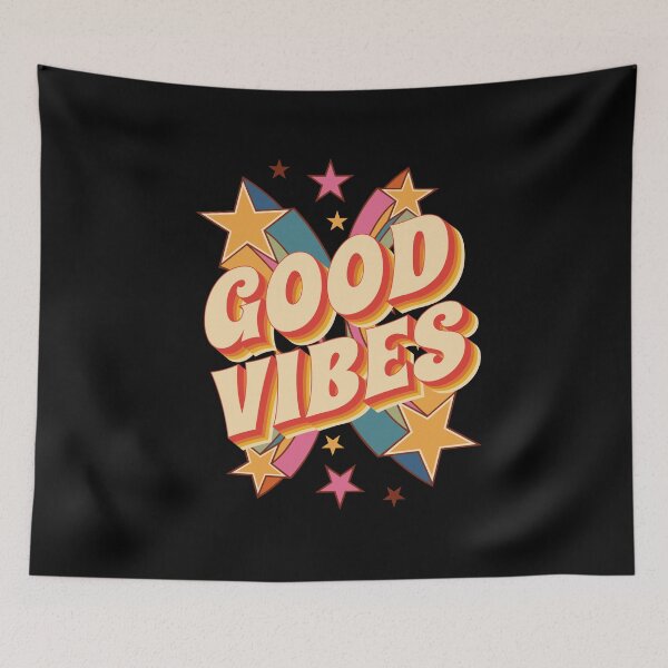 Item preview, Good Vibes Stars and Retro designed and sold by Trinket-Trickster.
