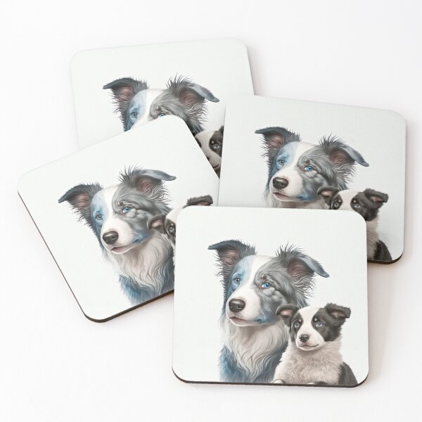 Item preview, Border Collie Dog and puppy designed and sold by DigitalRiggs.