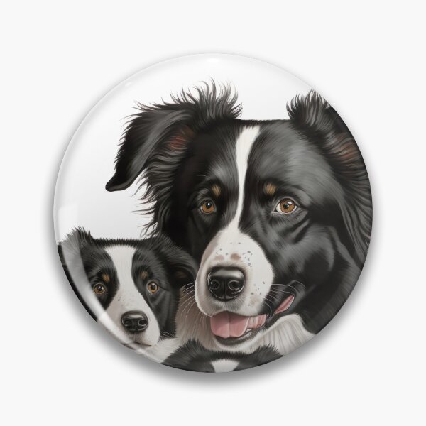 Item preview, Border Collie Dog family of three designed and sold by DigitalRiggs.