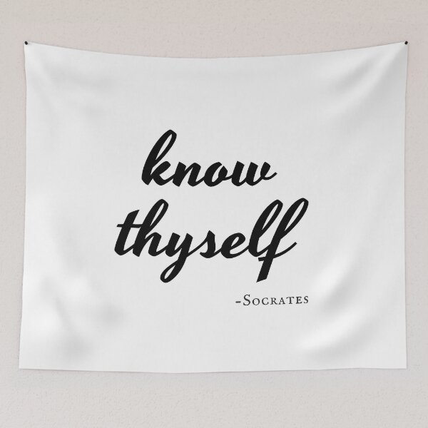 Item preview, Know Thyself designed and sold by SqueakitySqueak.