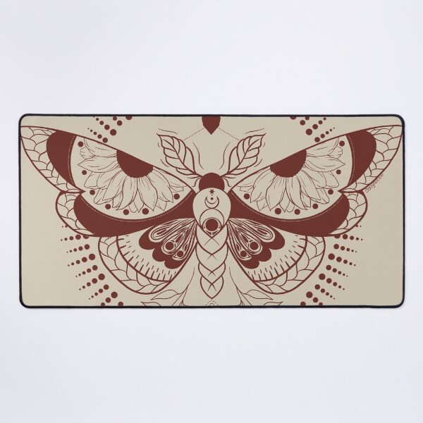 Item preview, Deep Red Nature Moth designed and sold by LordGraceArt.