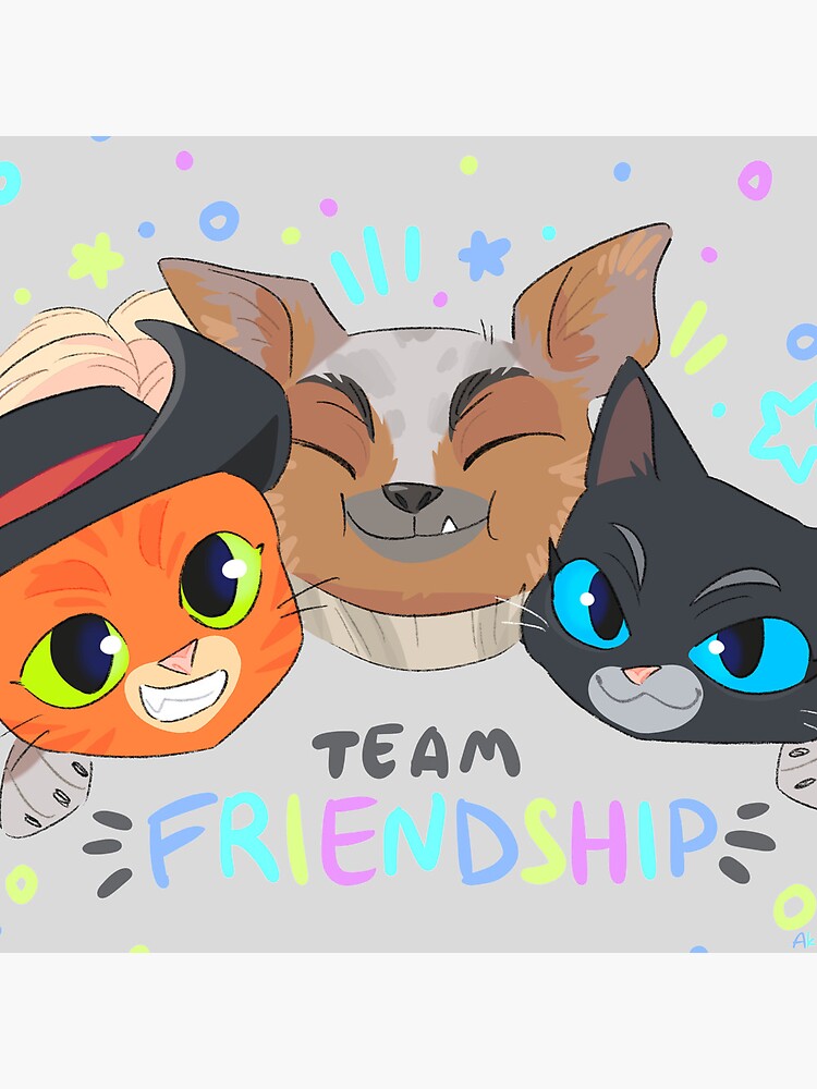 Discover Team Friendship Puss In Boots The Last Wish 2 Coasters