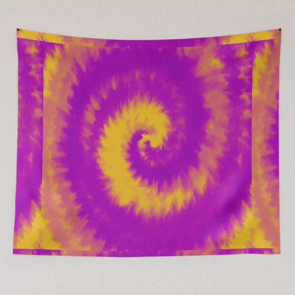Item preview, Colorful Swirl in Purple Yellow Pattern 27 designed and sold by Manal-Patterns.