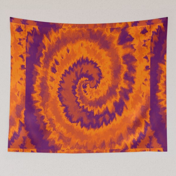 Item preview, Colorful Swirl in Orange & Purple Pattern 29 designed and sold by Manal-Patterns.