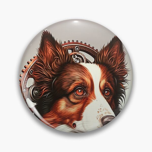 Item preview, Border Collie steampunk designed and sold by DigitalRiggs.