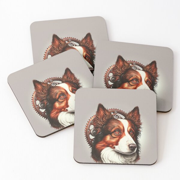 Item preview, Border Collie steampunk designed and sold by DigitalRiggs.