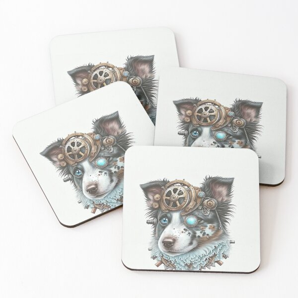 Item preview, Border Collie steampunk designed and sold by DigitalRiggs.