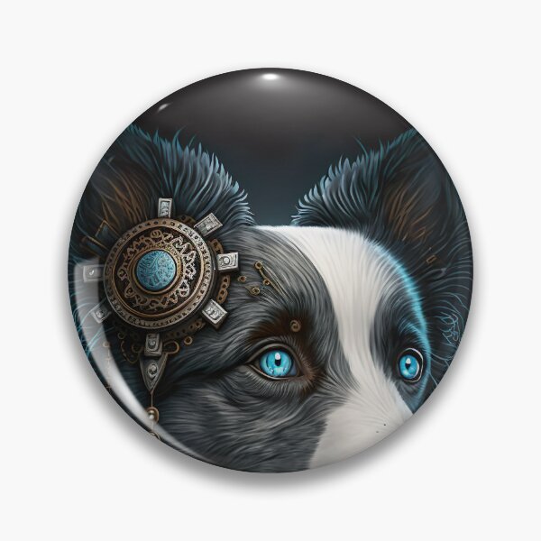 Item preview, Border Collie steampunk designed and sold by DigitalRiggs.
