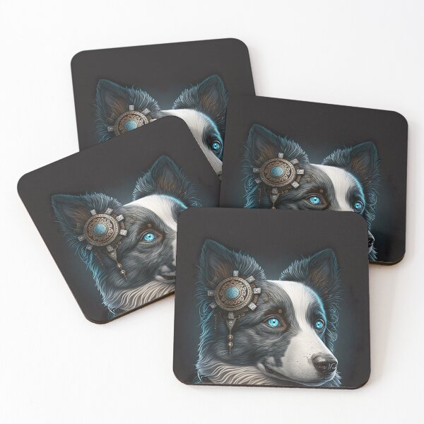 Item preview, Border Collie steampunk designed and sold by DigitalRiggs.