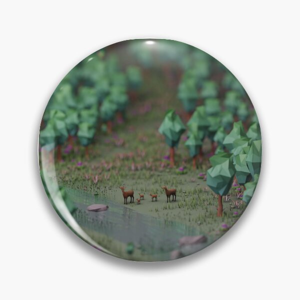 Item preview, Lowpoly Deer Meadow 3D Isometric designed and sold by Gravedrinker.